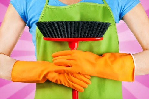 Professional office cleaning in Kentishtown reception area