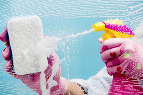 Keyboard navigation features on a carpet cleaning service page