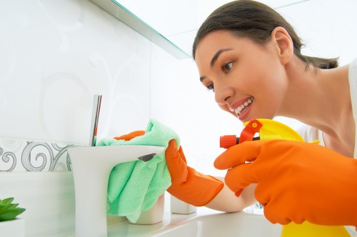 Deep cleaning by a cleaning company in Kentishtown for a fresh interior
