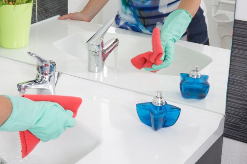 Office cleaning services in Kentishtown for desks and shared areas