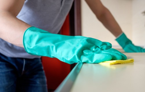 Kentishtown office cleaners sanitising meeting rooms and touchpoints