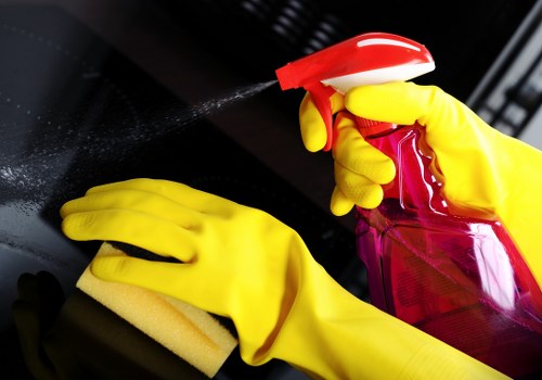 Local cleaning service tools and supplies used by cleaners in Kentishtown