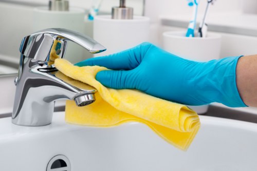 Local cleaner in Kentishtown preparing a tidy apartment interior