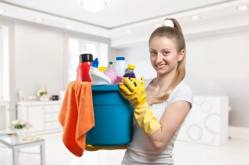 Organised house clearance process in Kentishtown with sorted items for recycling and reuse